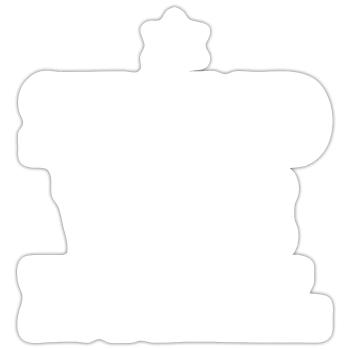 Stand with israel - Sticker size S (10 x 10 cm) - white matte - Front
