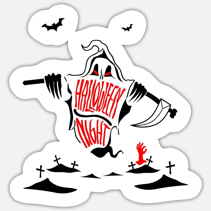 Halloween Sticker Größe S (10 x 10 cm)