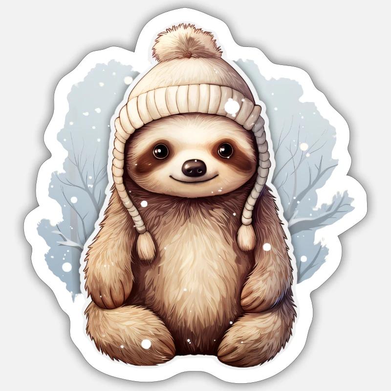 SlothStyle Sticker size S (10 x 10 cm)