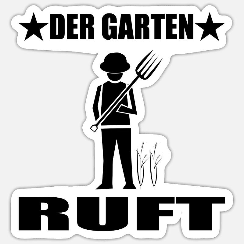 Garten Sticker Größe S (10 x 10 cm)