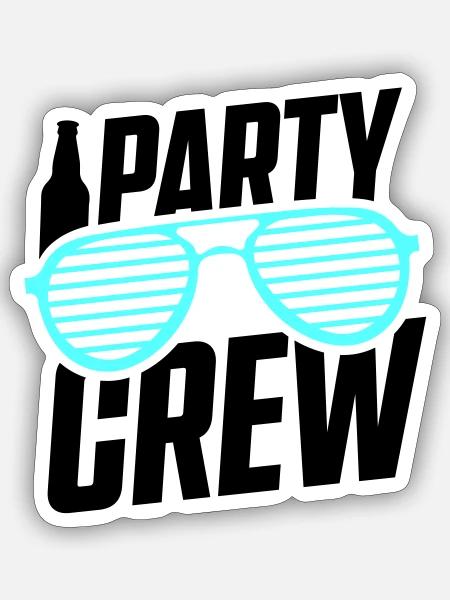 - Sticker taille S (10 x 10 cm) - blanc mat