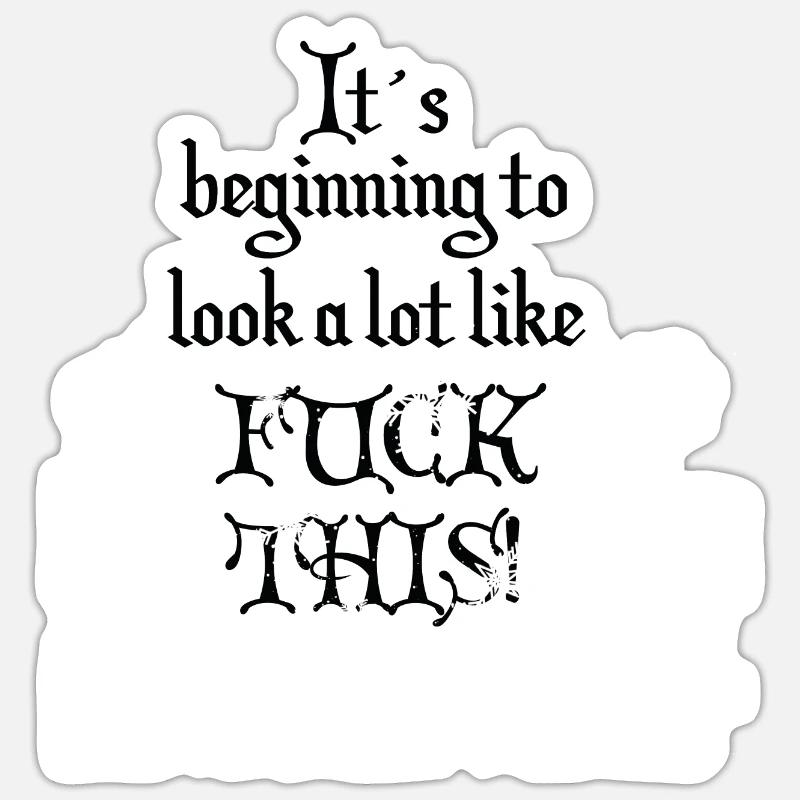 ça commence à ressembler beaucoup... Sticker taille S (10 x 10 cm)