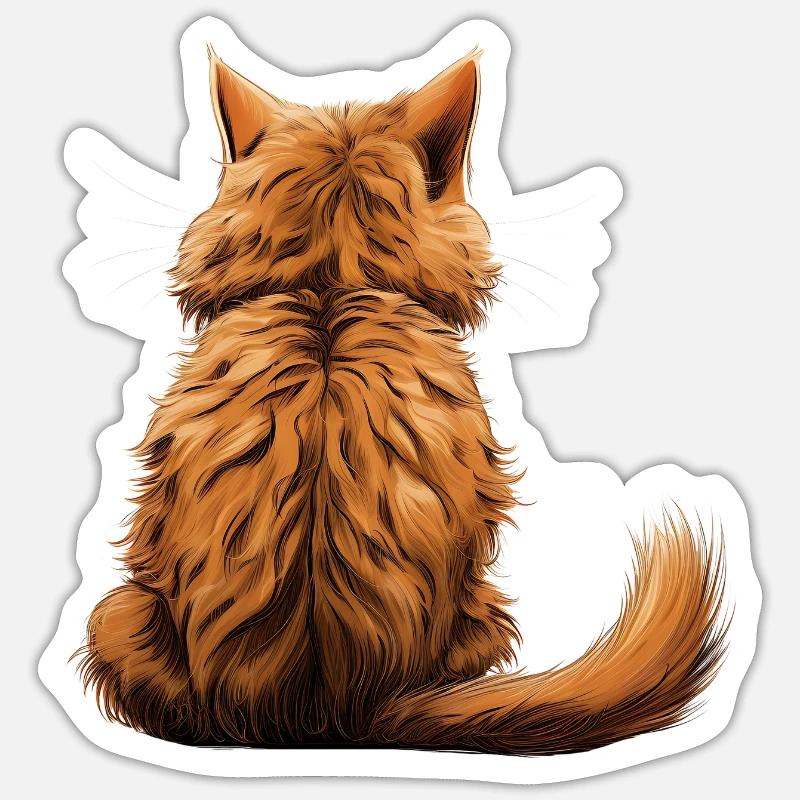 Pixie Bob - Sticker size S (10 x 10 cm) - white matte