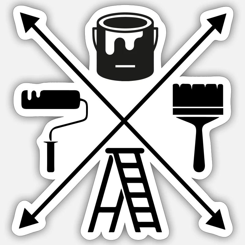 Sticker taille S (10 x 10 cm) - 