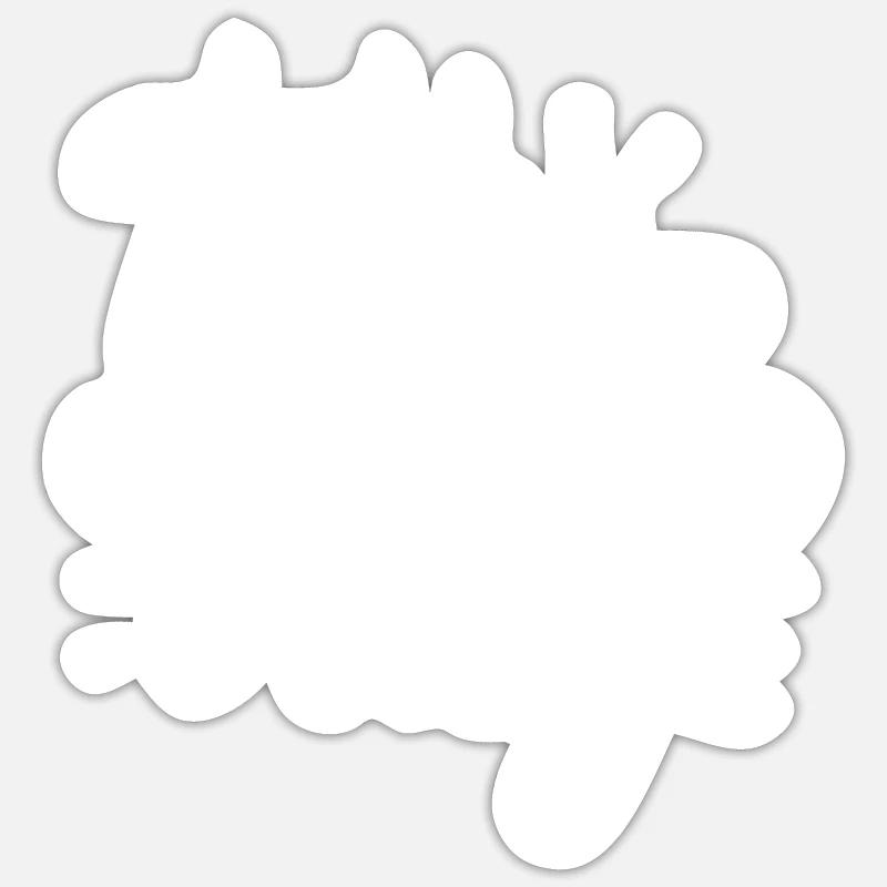 Take it easy - Sticker taille S (10 x 10 cm) - blanc mat