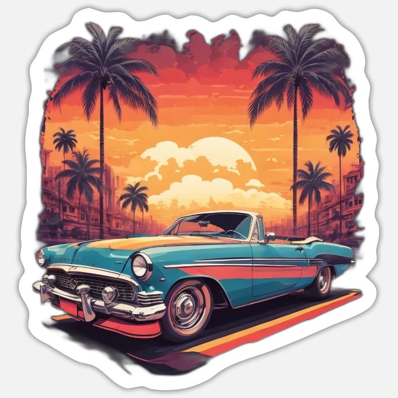 Oldtimer Sticker Größe S (10 x 10 cm)