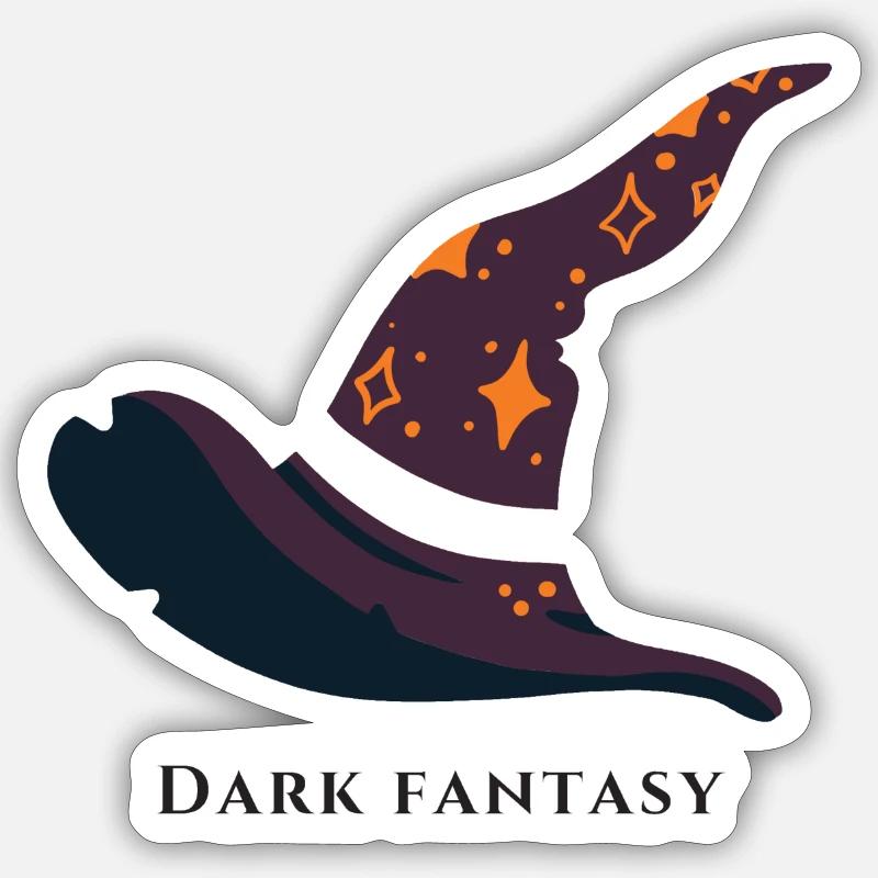 fantasy - Sticker taille S (10 x 10 cm) - blanc mat