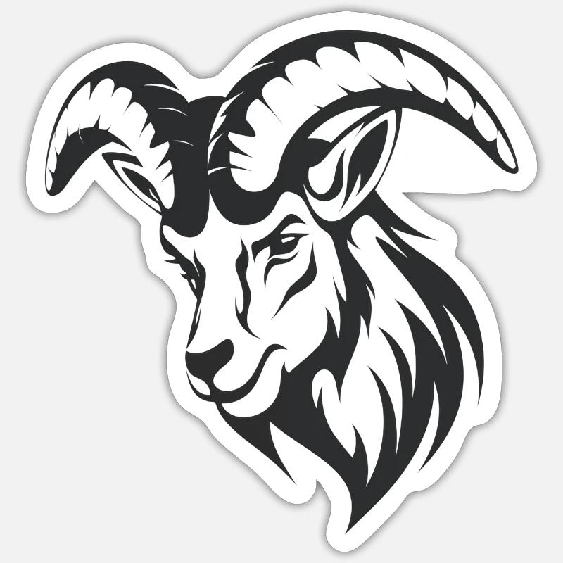 Celestial Capricorn Sticker size S (10 x 10 cm)