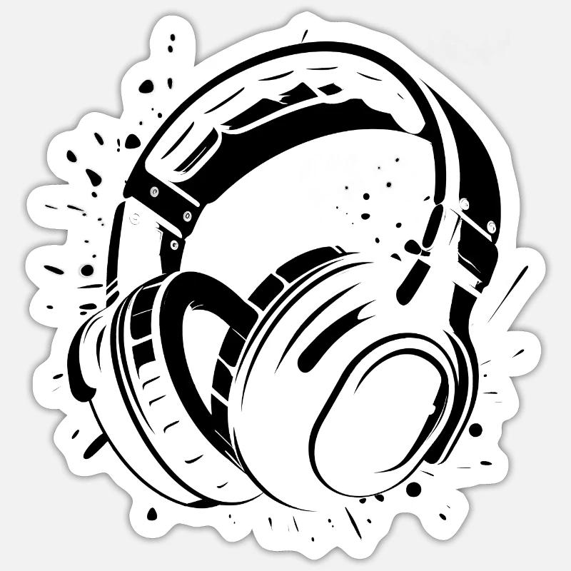 Casque - Sticker taille S (10 x 10 cm) - blanc mat