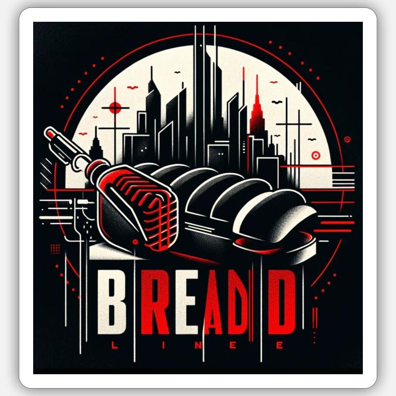 Breadline Sticker size S (10 x 10 cm)