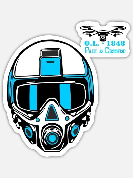  - Sticker Größe S (10 x 10 cm) - Mattweiß
