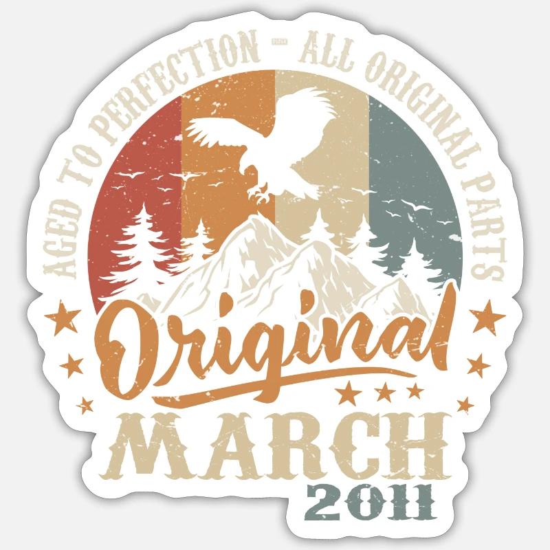 March 2011 Jubilee 2011 Legends March 2011 Sticker size S (10 x 10 cm)