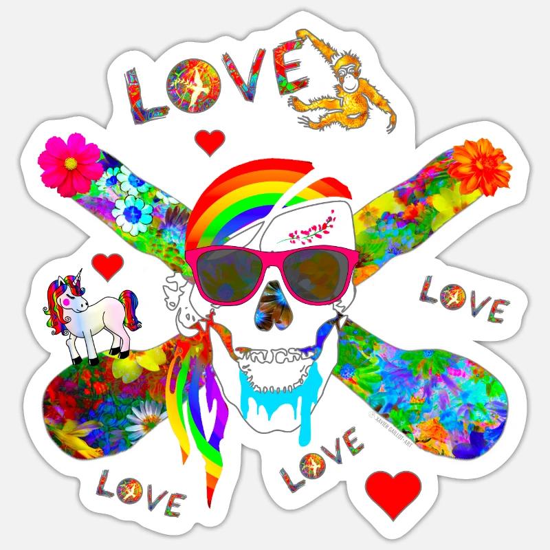 Sticker Größe S (10 x 10 cm) - 