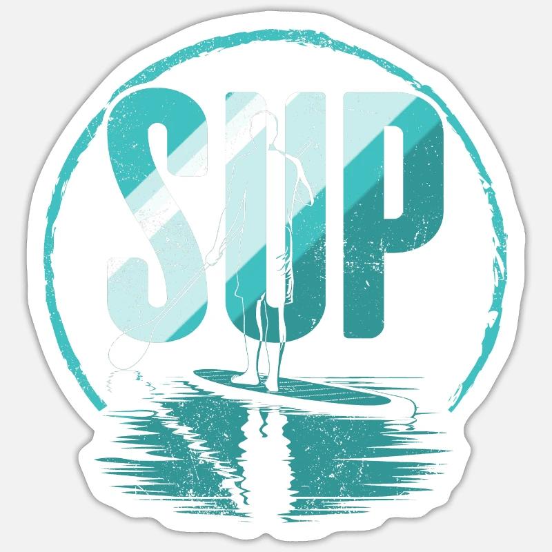 SOUPER - Sticker taille S (10 x 10 cm) - blanc mat