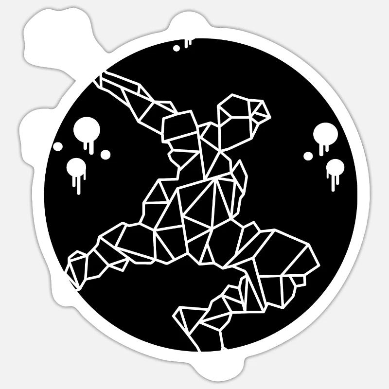 Sticker Größe S (10 x 10 cm) - 