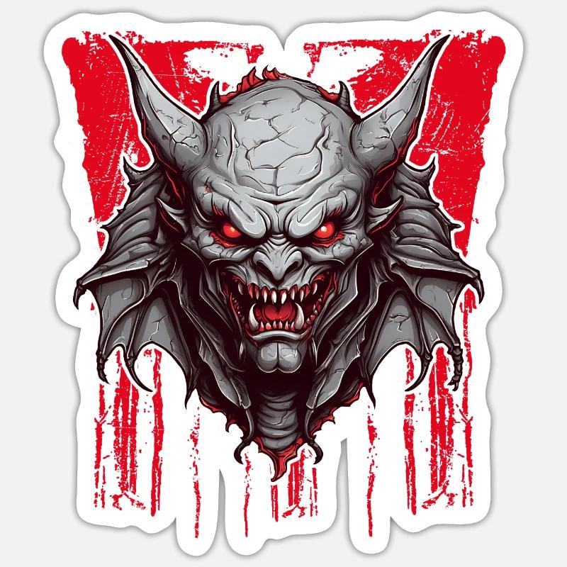 Chemise SP Devil 02 02 Sticker taille S (10 x 10 cm)