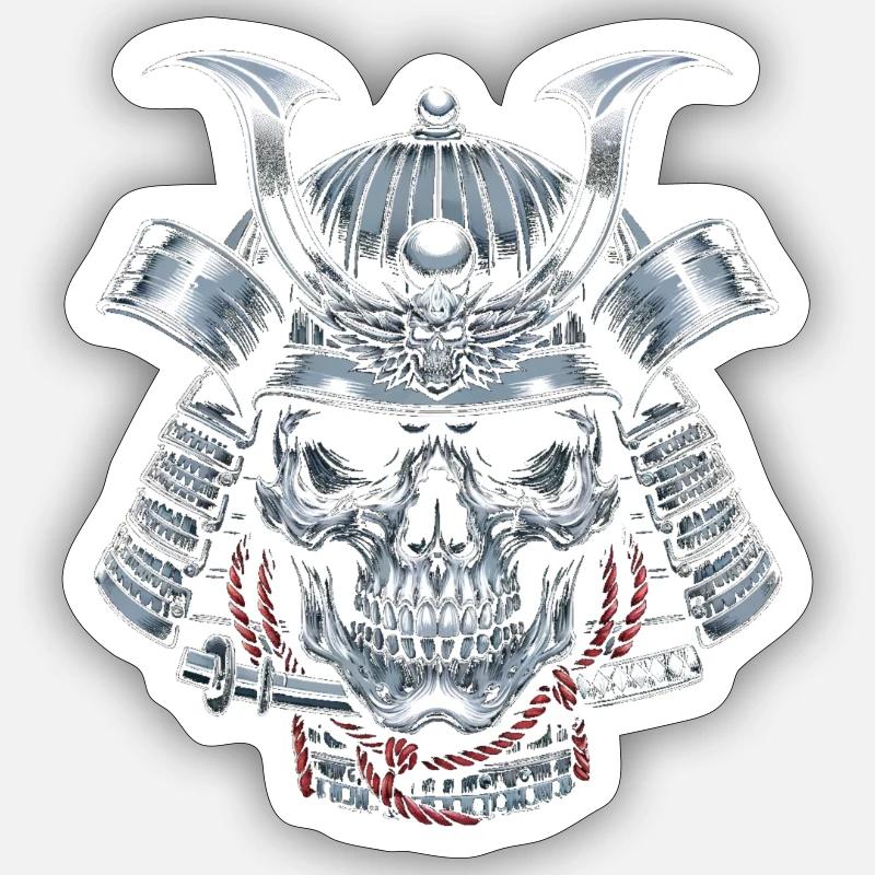de samouraï éternel Sticker taille S (10 x 10 cm)
