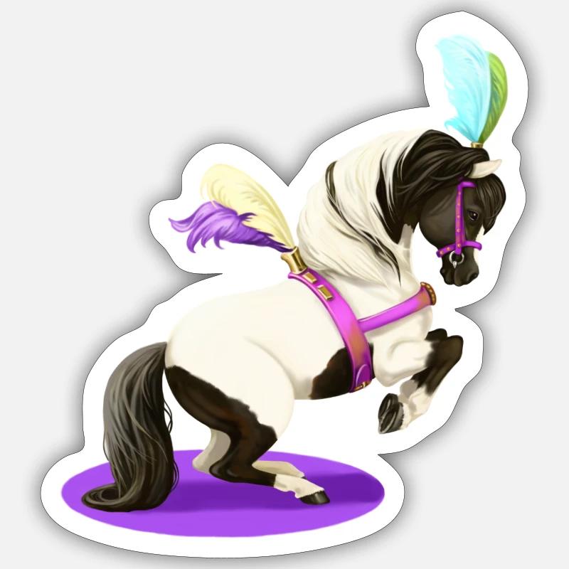 Circus Pony Sticker size S (10 x 10 cm)