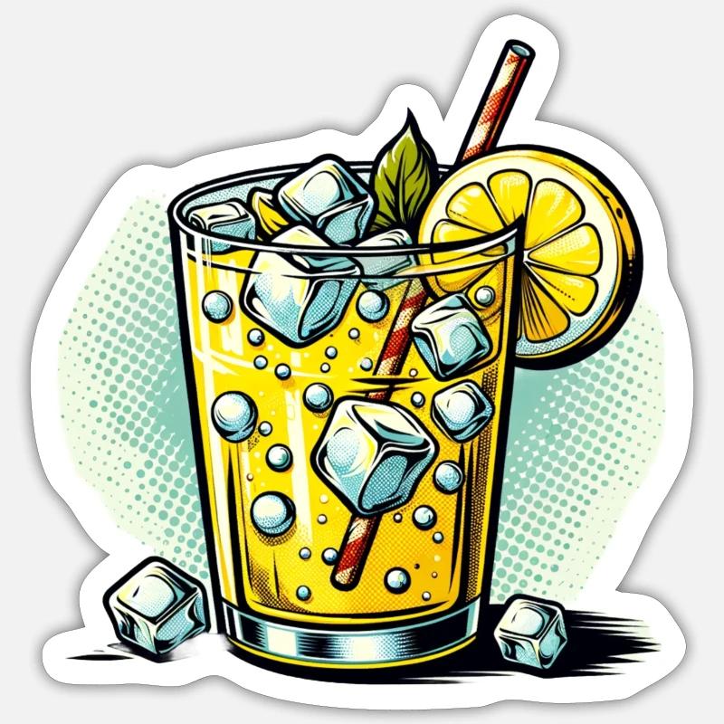 Lemonade Sticker size S (10 x 10 cm)