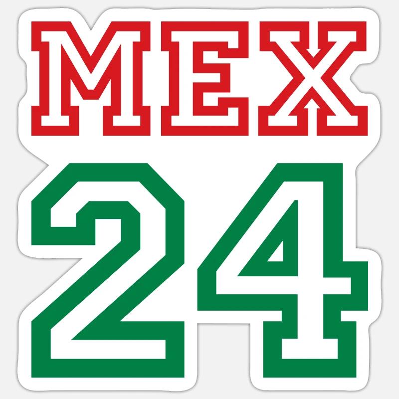 Mexico Mexiko - Sticker size S (10 x 10 cm) - white matte