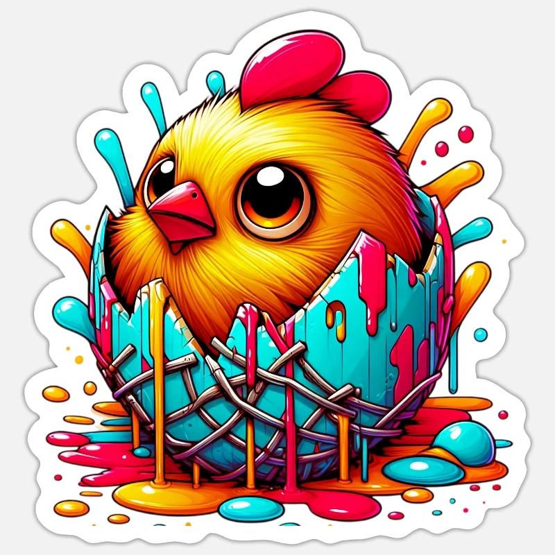 Sticker taille S (10 x 10 cm) - 