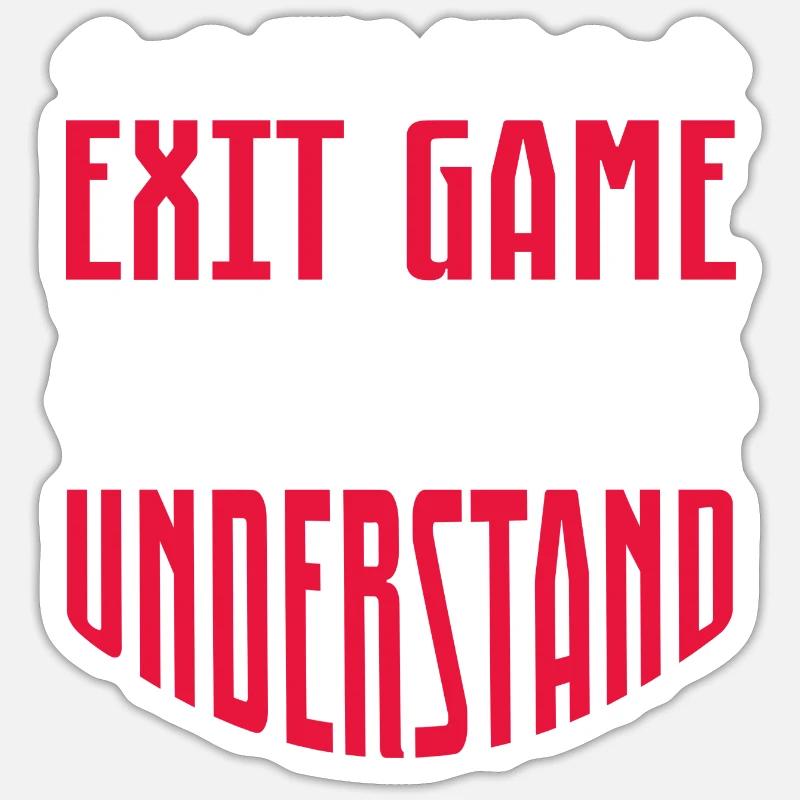C’est un jeu de sortie que vous ne comprendriez pas Sticker taille S (10 x 10 cm)
