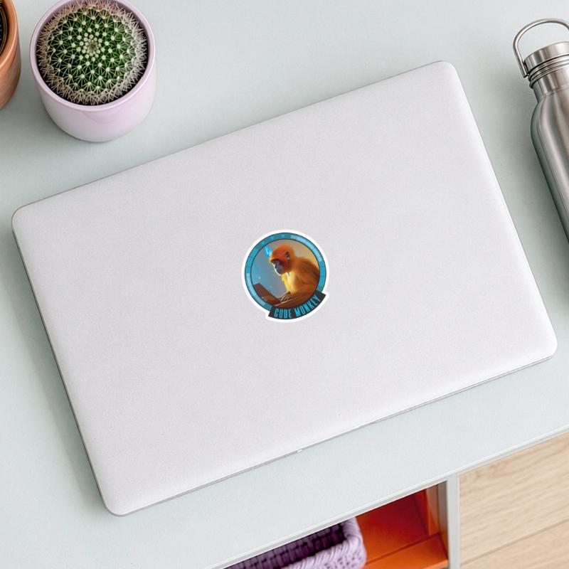 Code Monkey - IT - Programmer Sticker size S (10 x 10 cm)