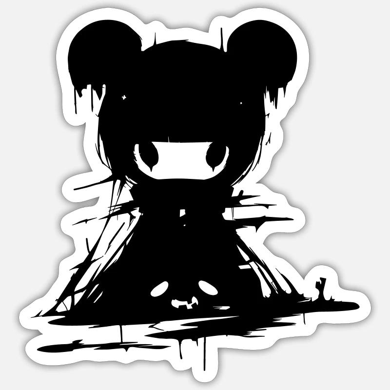 Kido - Sticker taille S (10 x 10 cm) - blanc mat