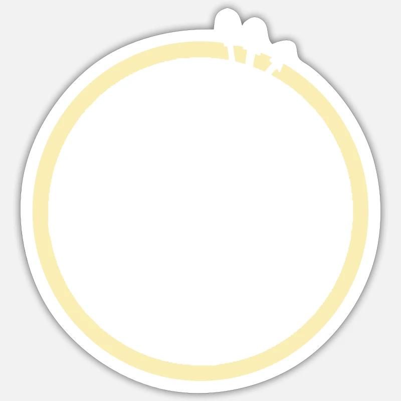 poseidon triton - Sticker Größe S (10 x 10 cm) - Mattweiß