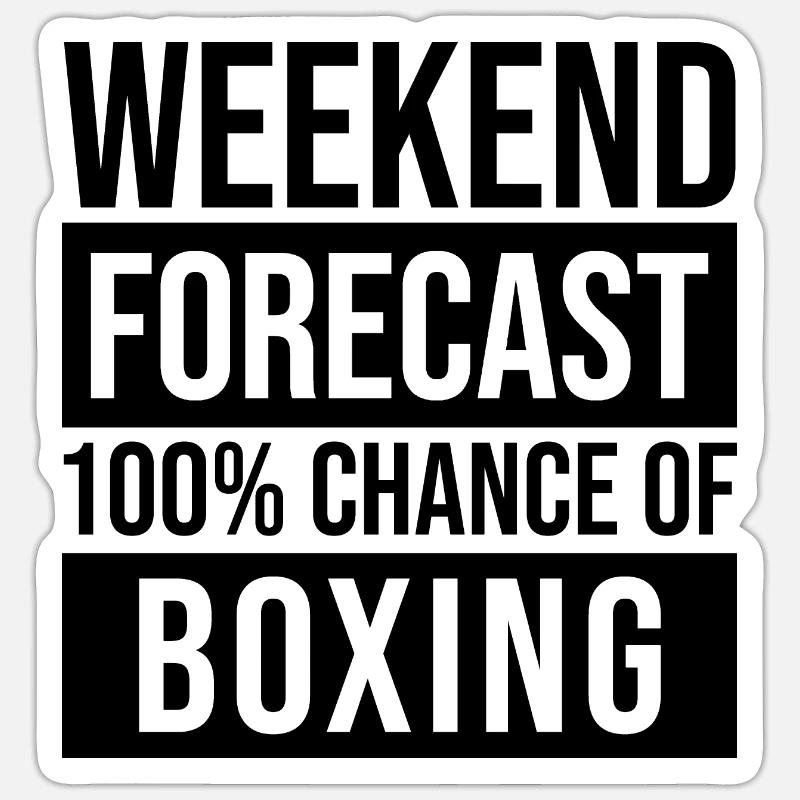 boxe Sticker taille S (10 x 10 cm)