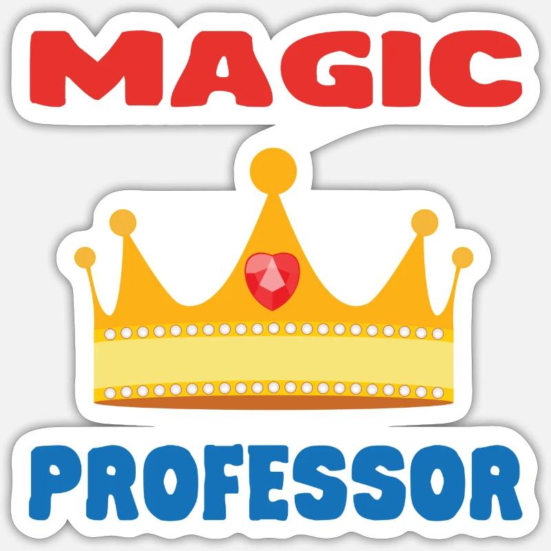 MAGIC PROFESSOR Sticker taille S (10 x 10 cm)