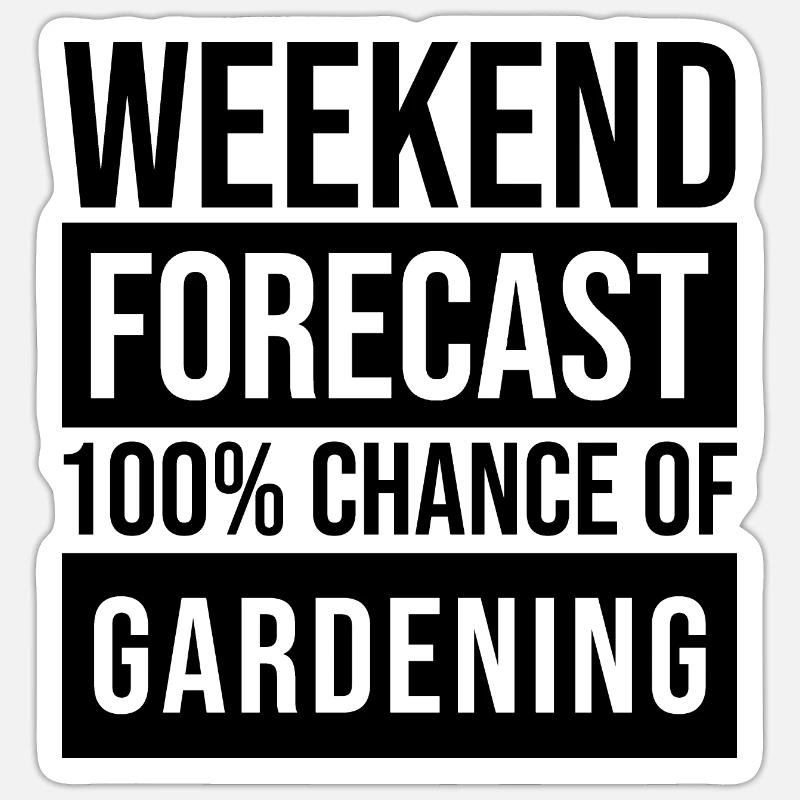 Gärtner Sticker Größe S (10 x 10 cm)