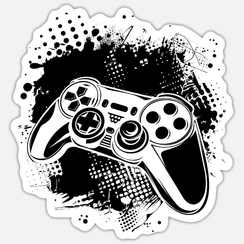 Game Controller Sticker Größe S (10 x 10 cm)