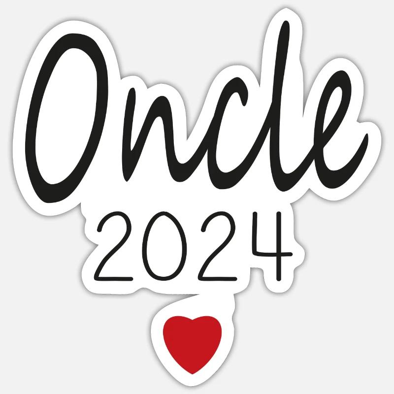 Uncle - Future Uncle 2024 - Sticker size S (10 x 10 cm) - white matte