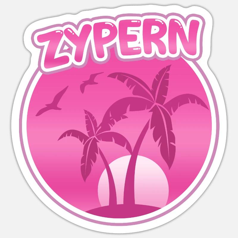 Chypre comme jour férié Sticker taille S (10 x 10 cm)