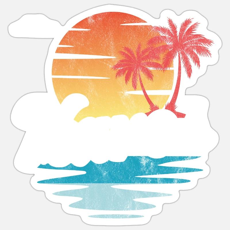 Kavos - Sticker size S (10 x 10 cm) - white matte