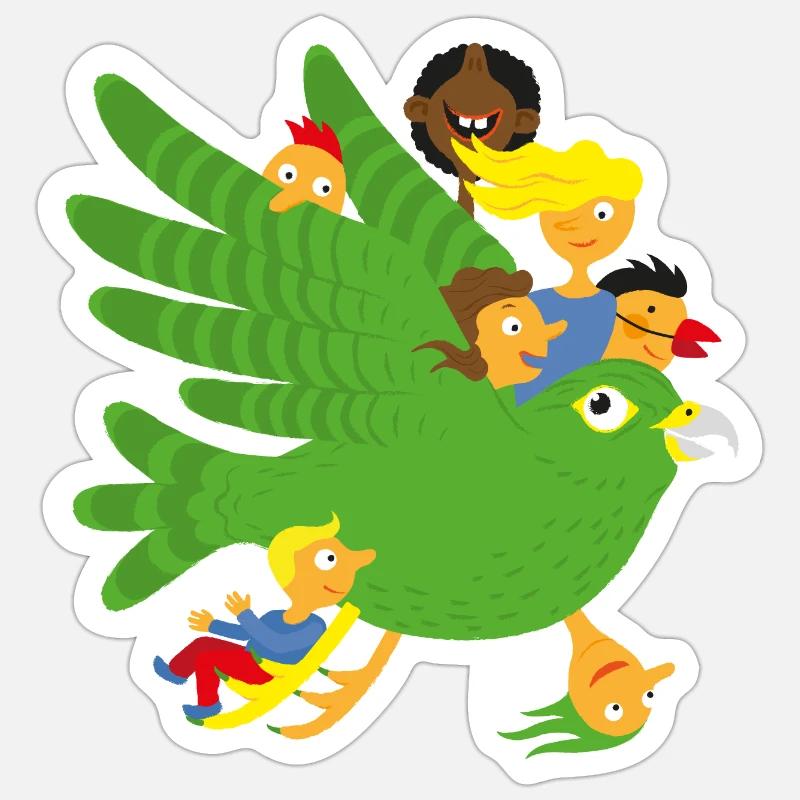 Sticker taille S (10 x 10 cm) - 