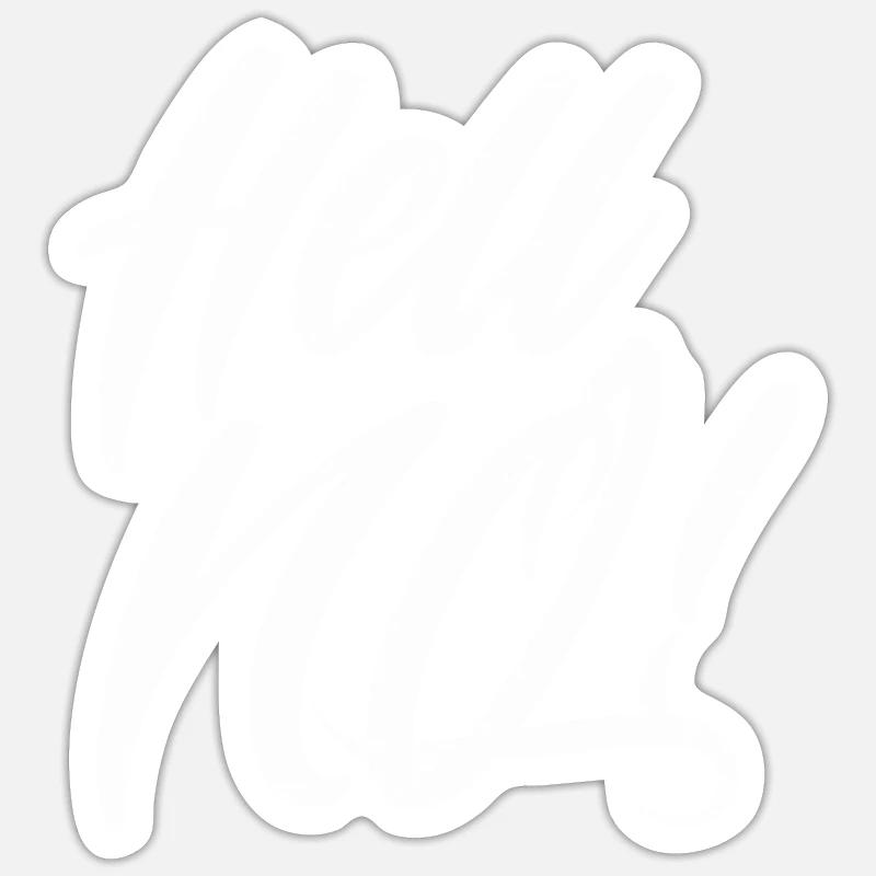 Hell no Sticker Größe S (10 x 10 cm)