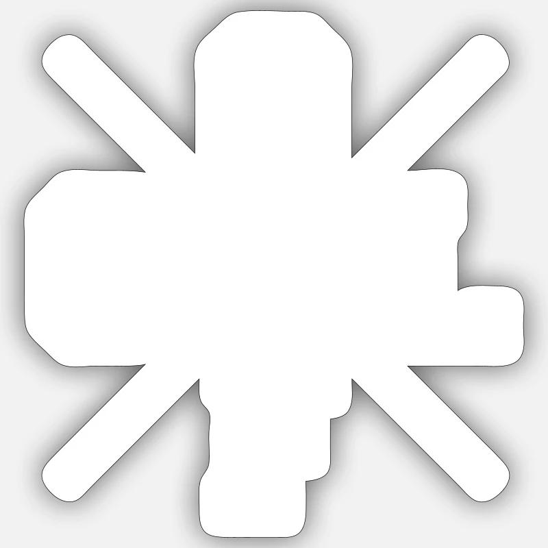 Sticker Größe S (10 x 10 cm) - 