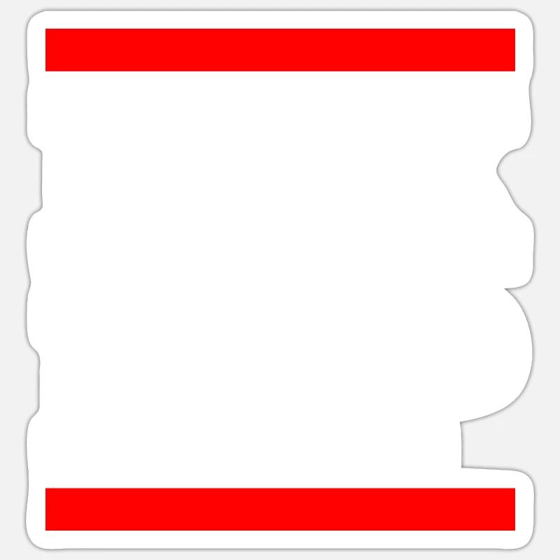 Fck nfp - Sticker taille S (10 x 10 cm) - blanc mat