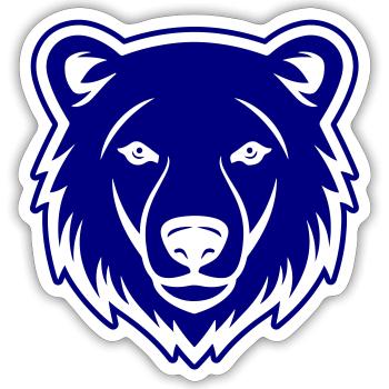 Polar Bear Head Polar Bear - Sticker size S (10 x 10 cm) - white matte - Front