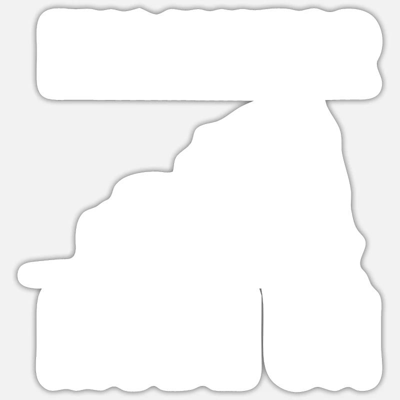 Excavator Driver Excavator Operator Sticker size S (10 x 10 cm)