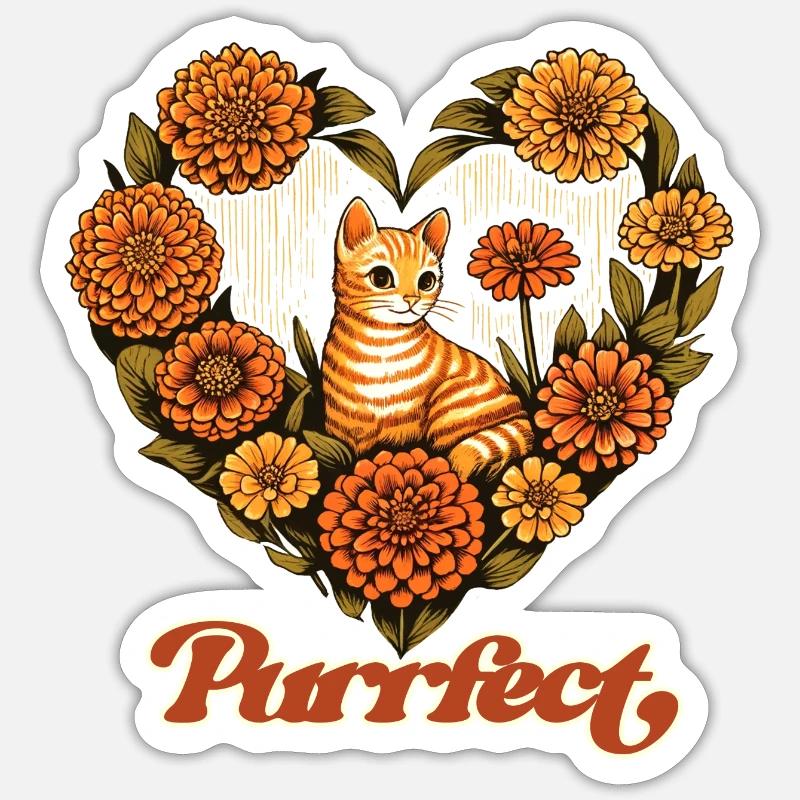 Parfait - Sticker taille S (10 x 10 cm) - blanc mat
