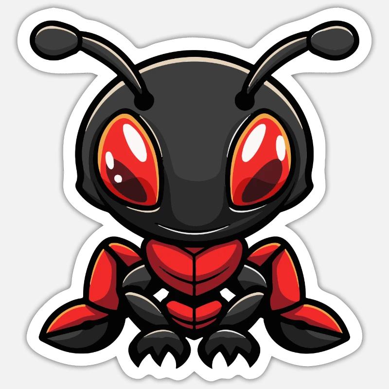 Ant Comic Sticker size S (10 x 10 cm)