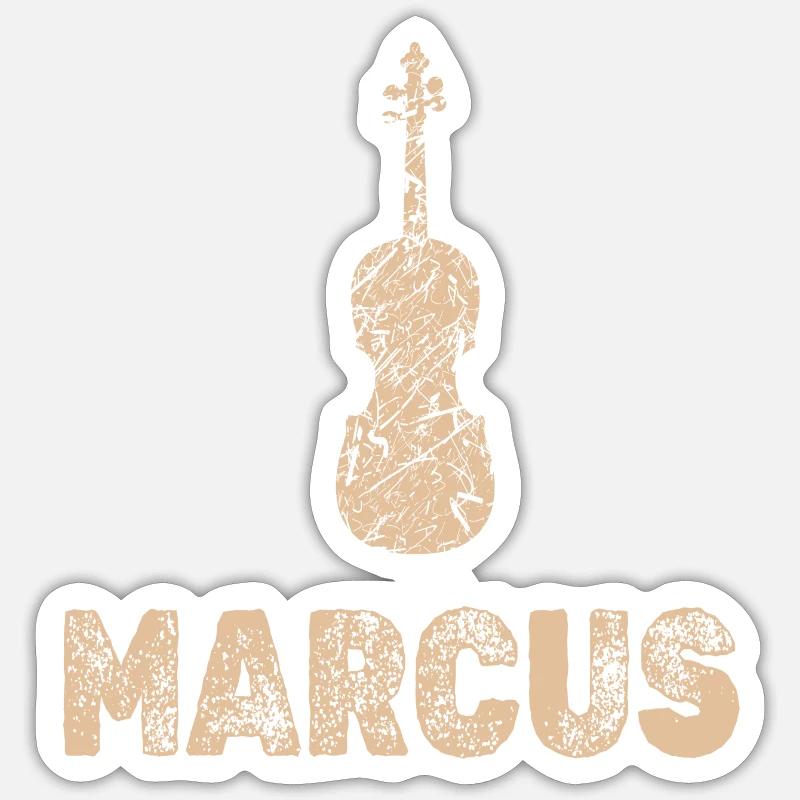 Marcus as viola Sticker size S (10 x 10 cm)