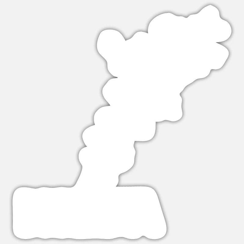 Hilda - Sticker size S (10 x 10 cm) - white matte