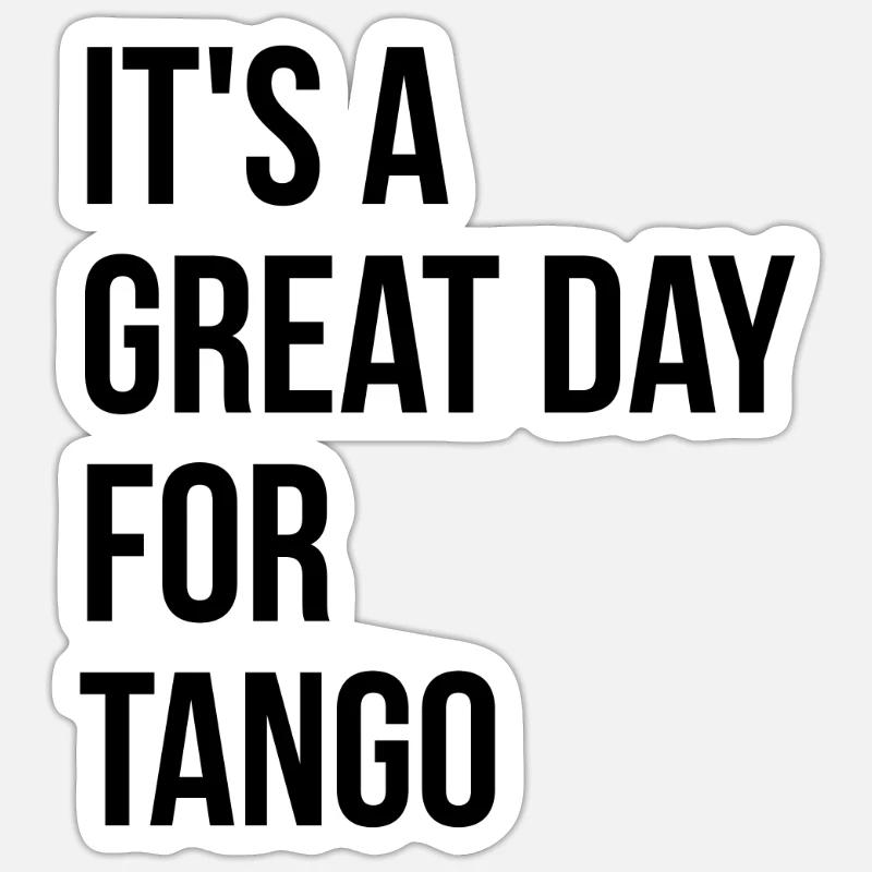 tango Sticker taille S (10 x 10 cm)