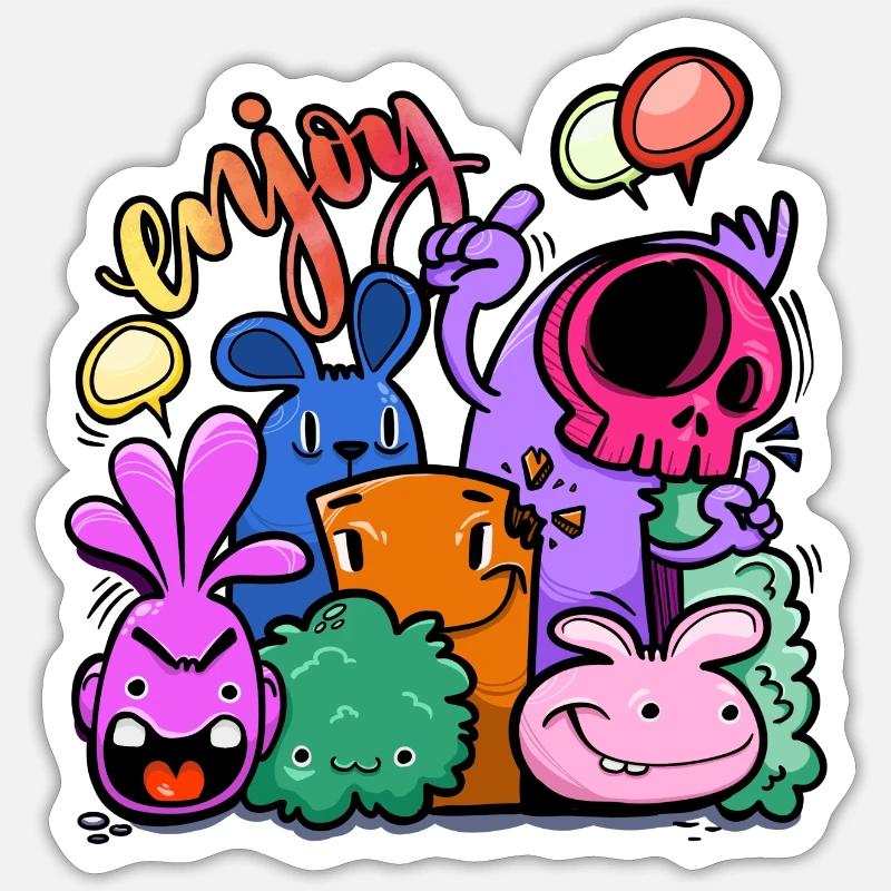 Sticker size S (10 x 10 cm) - 