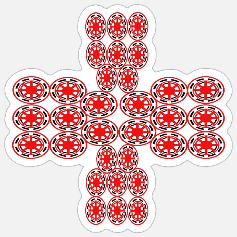 Crois-moi - Sticker taille S (10 x 10 cm) - blanc mat