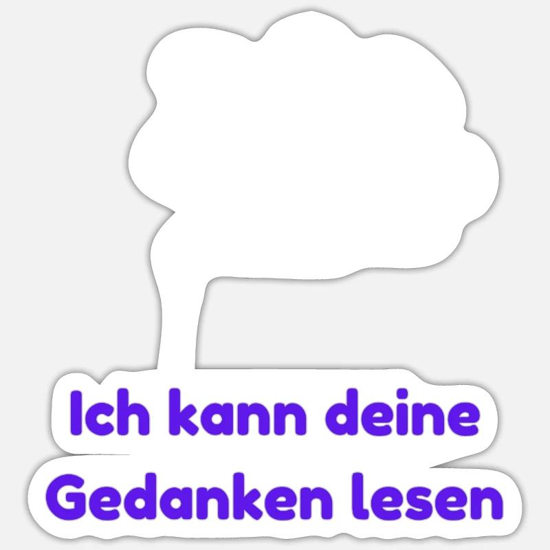 I can read your mind Sticker size S (10 x 10 cm)